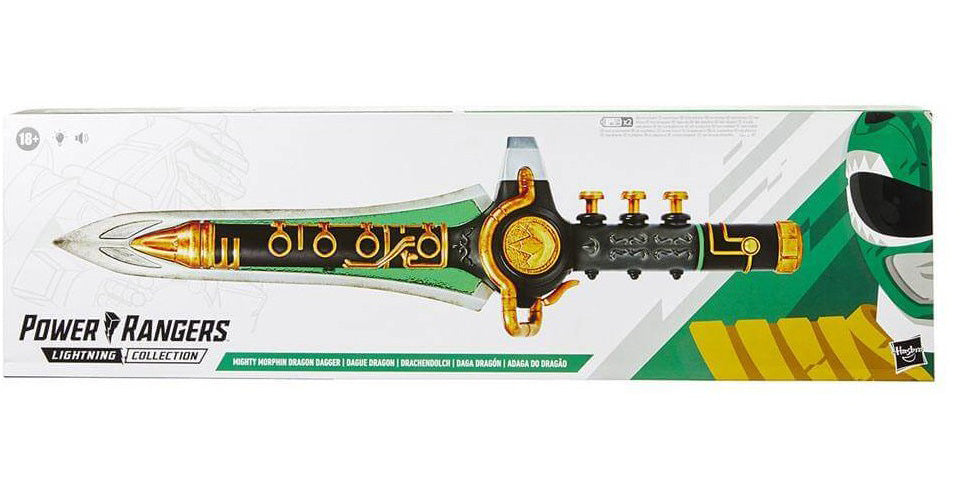 Power Rangers Life Size Prop Replica Lightning Collection - Dragon Dagger Reissue (Lights Do Not Work)