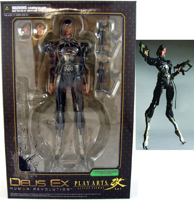Deus Ex Human Revolution 8 Inch Action Figure Play Arts Kai Series - Yelena Fedorova #2 (Shelf Wear Packaging)