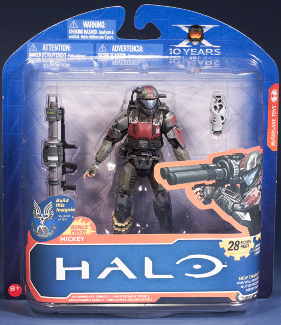 Halo Anniversary 5 Inch Action Figure Series 2 - Mickey from Halo 3: ODST (Shelf Wear Packaging)