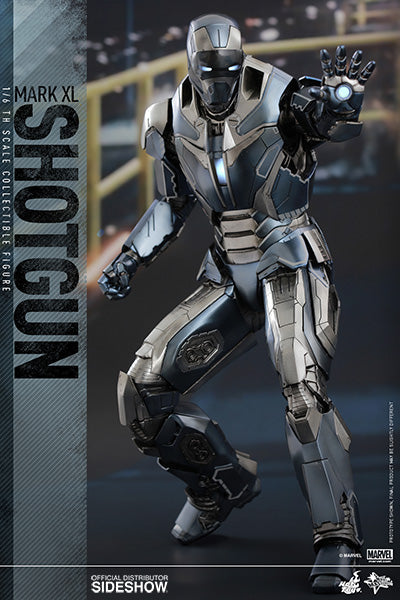Iron Man 3 12 Inch Action Figure Masterpiece Series 1/6 Scale - Iron Man Mark XL - Shotgun Hot Toys 902494 (Shelf Room Packaging)