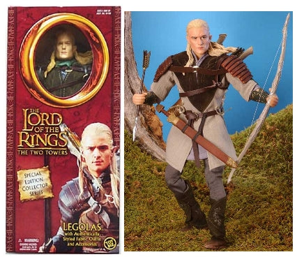 LEGOLAS 12 Inch Two Towers Figure Lord of the Rings (Sub-Standard Packaging)
