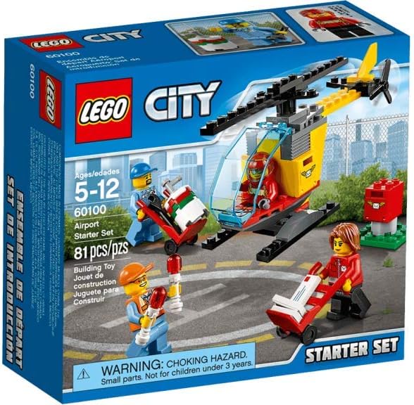 Lego City Lego 81 Pieces - Airport Starter Set #60100 (Shelf Wear Packaging)