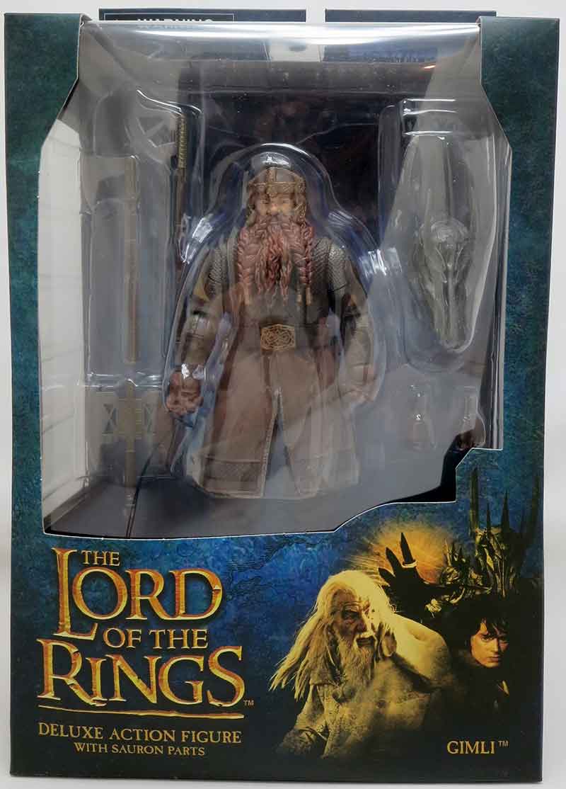 Lord Of The Rings Select 7 Inch Action Figure BAF Sauron Series 1 - Gimli (Shelf Wear Packaging)