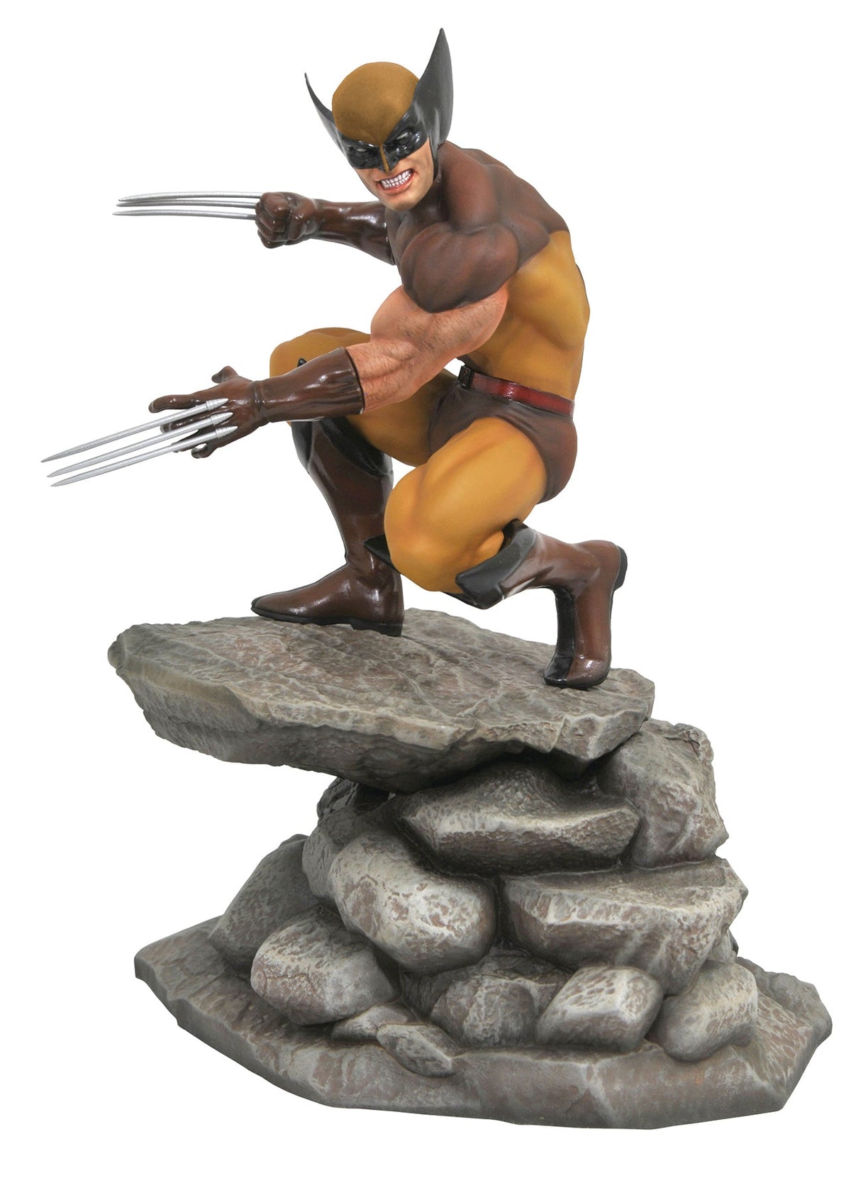 Marvel Galley 9 Inch PVC Statue Comic Series - Brown Wolverine