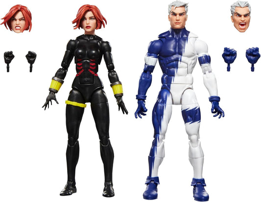 Marvel Legends Avengers 6 Inch Action Figure 2-Pack - Black Widow & Quicksilver