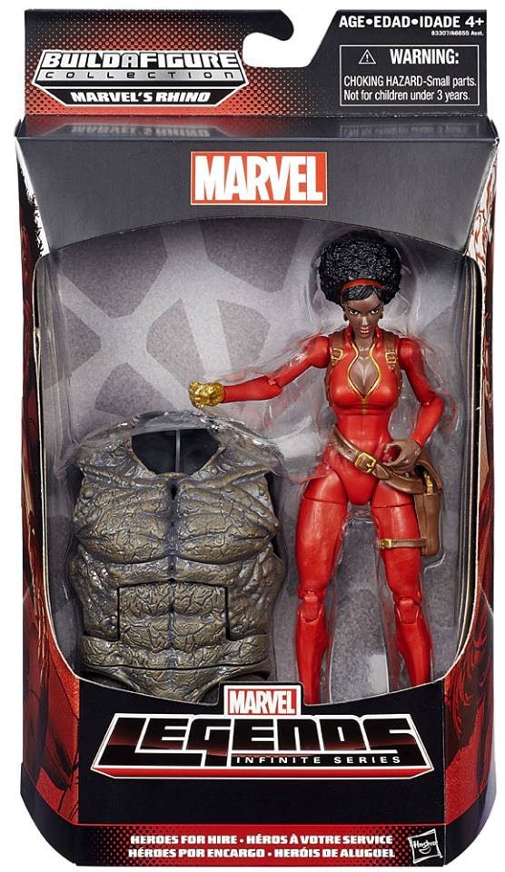 Marvel Legends Spider-Man 6 Inch Action Figure Rhino Series - Misty Knight (Shelf Wear Packaging)