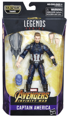 Marvel Legends Avengers 6 Inch Action Figure BAF Thanos - Captain America (Shelf Wear Packaging)