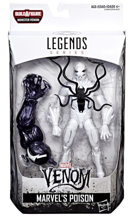 Marvel Legends Spider-Man 6 Inch Action Figure BAF Monster Venom - Poison (Shelf Wear Packaging)