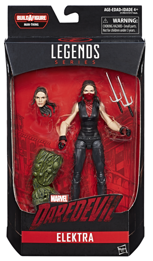 Marvel Legends Netflix 6 Inch Action Figure BAF Man-Thing - Elektra