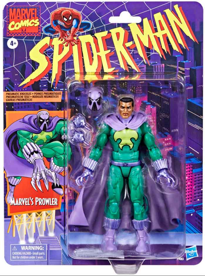 Marvel Legends Retro 6 Inch Action Figure Spider-Man - Prowler (Sub-Standard Packaging)
