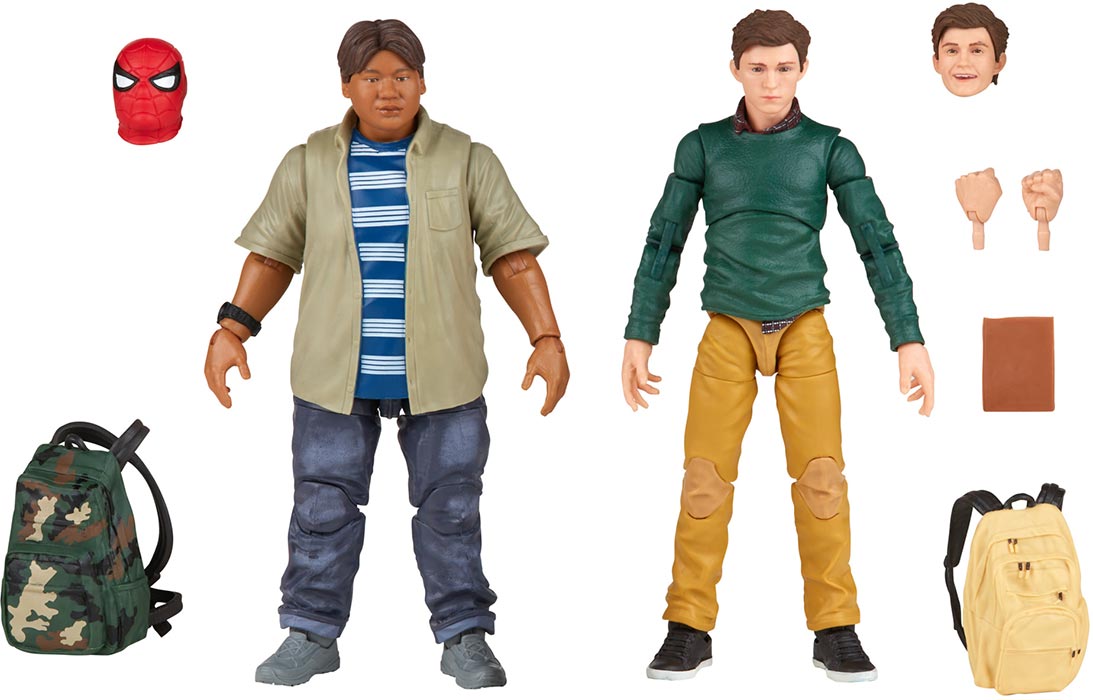 Marvel Legends Spider-Man 6 Inch Action Figure Movie 2-Pack - Ned Leeds & Peter Parker