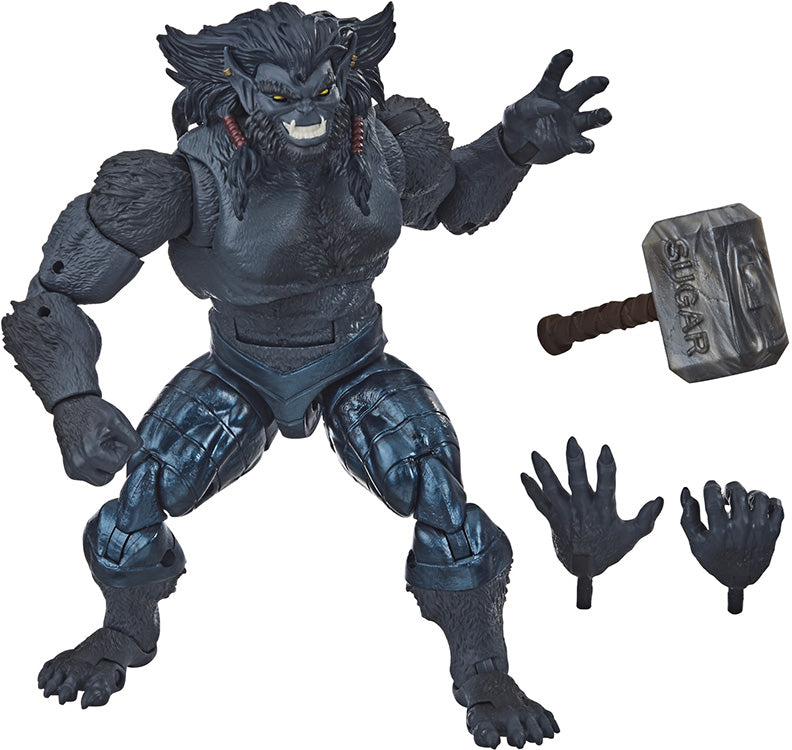 Marvel Legends X-Men 6 Inch Action Figure BAF AOA Sugar Man - AOA Dark Beast (Shelf Wear Packaging)