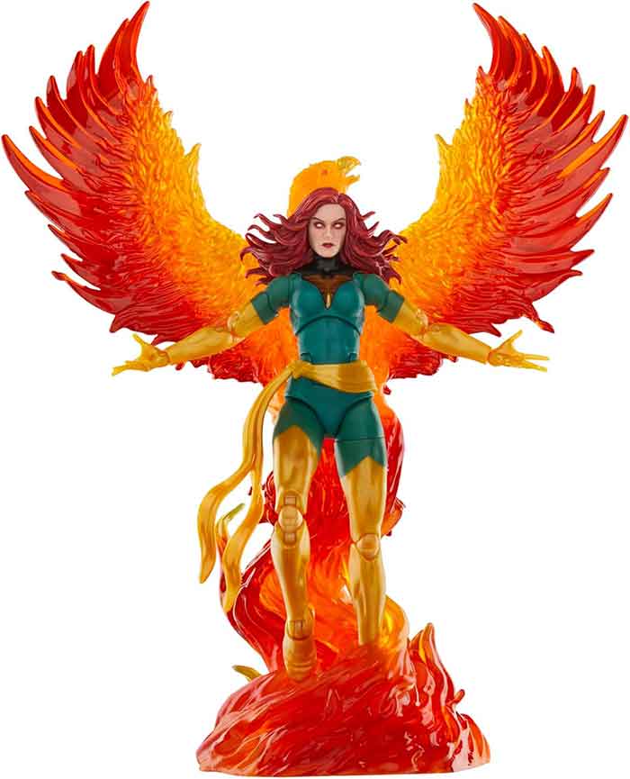 Marvel Legends X-Men 6" Figure Deluxe Exclusive - Jean Grey with Phoenix Force Display