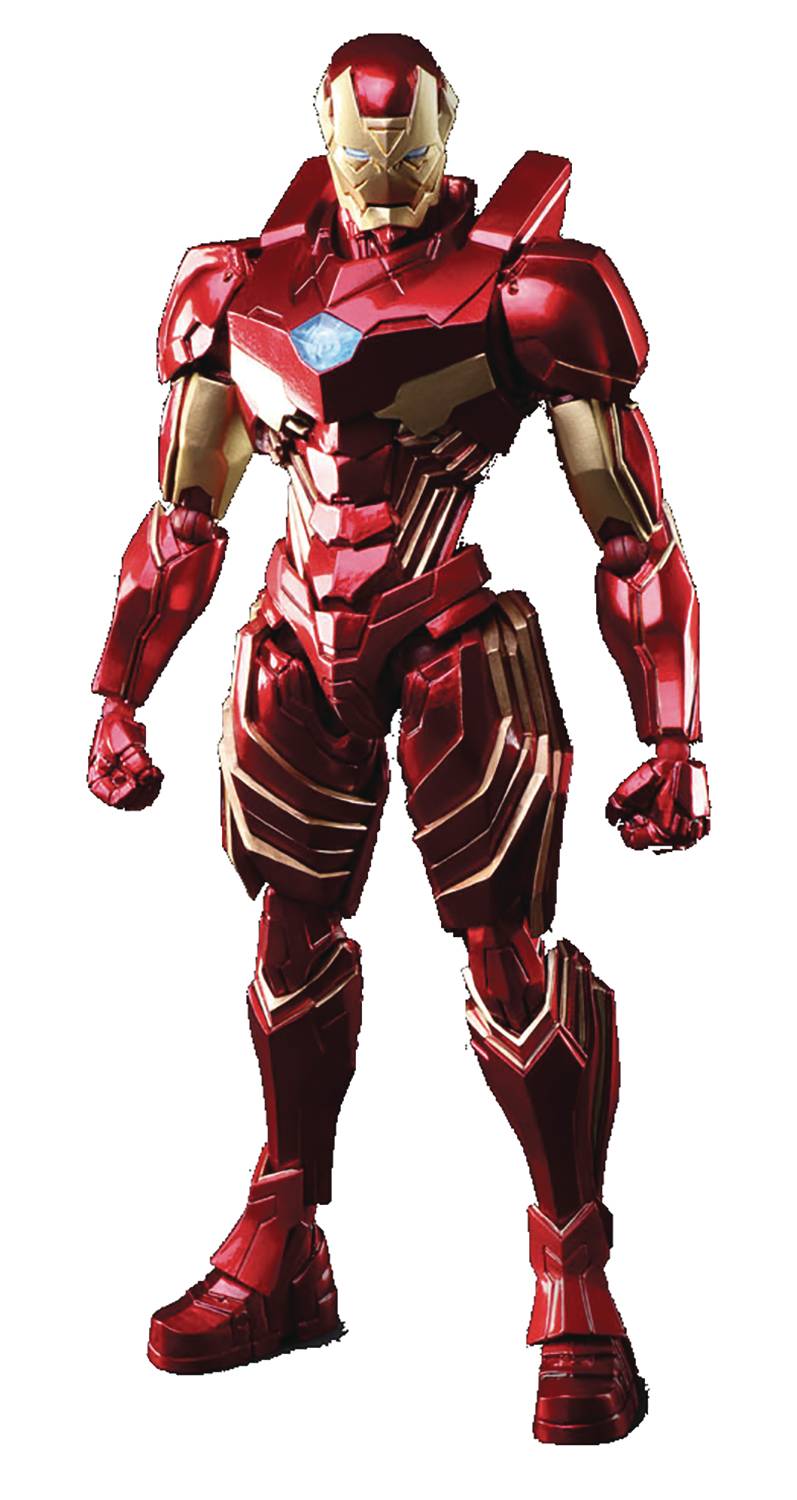 Marvel Universe Variant 6 Inch Action Figure Bring Arts - Iron Man (Shelf Wear Packaging)