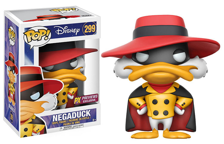 Pop Disney 3.75 Inch Action Figure Darkwing Duck - Negaduck #299 Exclusive