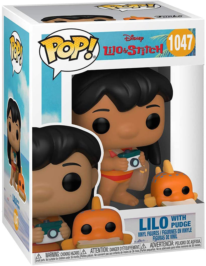 Pop Disney Lilo & Stitch 3.75 Inch Action Figure - Lilo with Pudge #1047