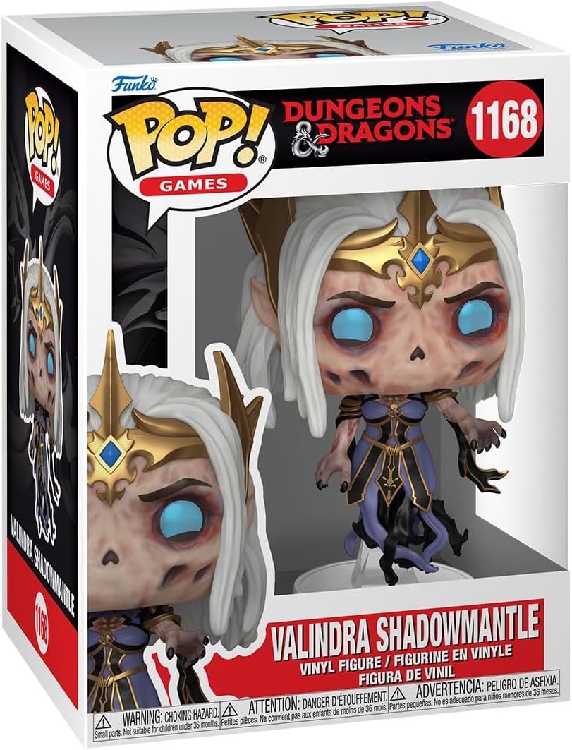 Pop Games Dungeons & Dragons 3.75 Inch Action Figure - Valindra Shadowmantle #1168
