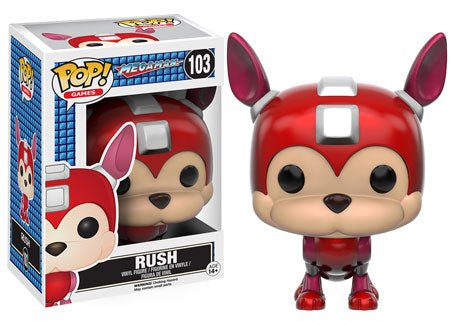 Pop Games 3.75 Inch Action Figure Megaman - Rush #103