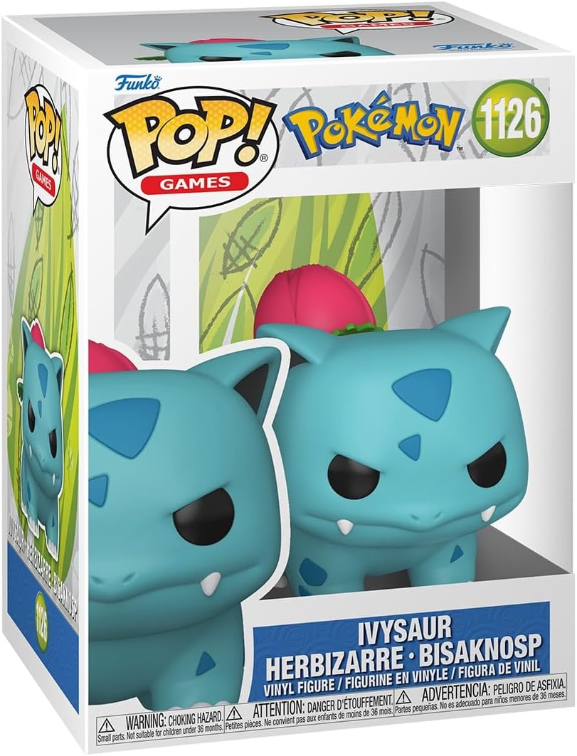 Pop Games Pokemon 3.75 Inch Action Figure - Ivysaur #1126