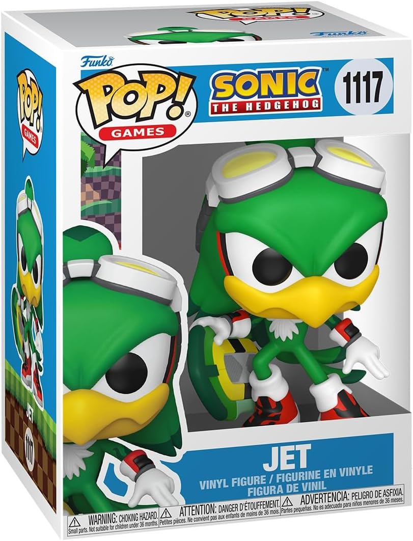 Pop Games Sonic The Hedgehog 3.75 Inch Action Figure - Jet #1117