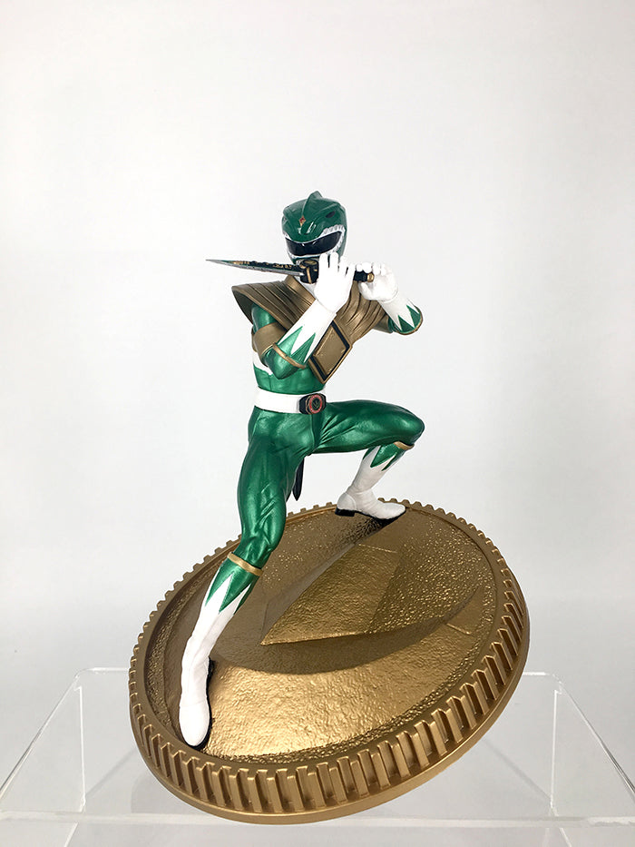 Power Rangers PVC 8 Inch Statue Figure 1/8 Scale - Green Ranger (Sub-Standard Packaging)