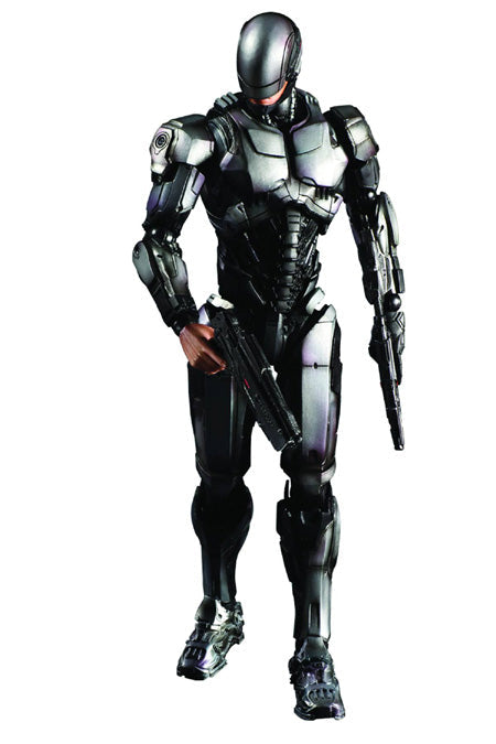 Robocop movie 2013 8 Inch Action Figure Play Arts Kai - Robocop 2013 Version 1.0 (Silver & Black Suit) (Shelf Wear Packaging)