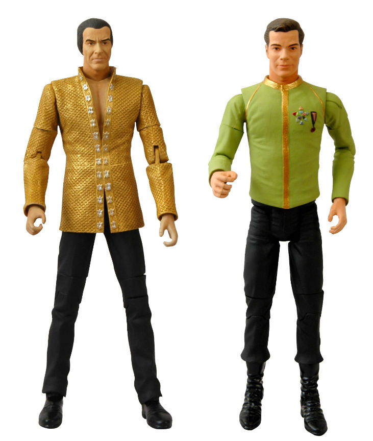 Star Trek The Original Series Action Figures: Space Seed Kirk & Kahn Two-Pack