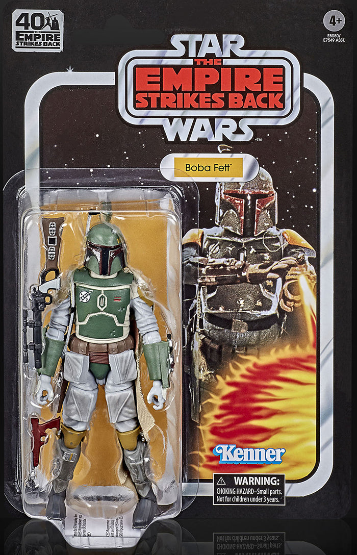 Star Wars 40th Anniversary 6 Inch Action Figure (2020 Wave 3) - Boba Fett (Shelf Wear Packaging)