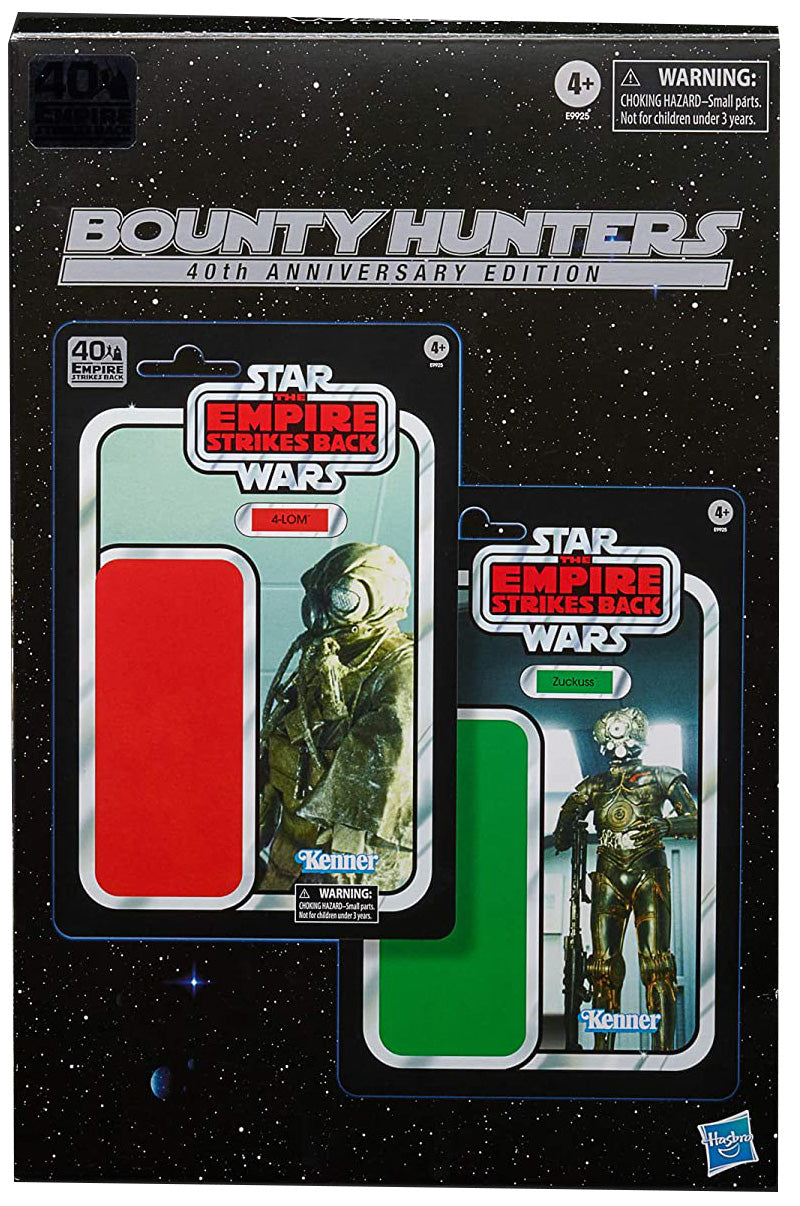 Star Wars 40th Anniversary 6 Inch Action Figure Exclusive - Zucluss & 4-Lom (Sub-Standard Packaging)