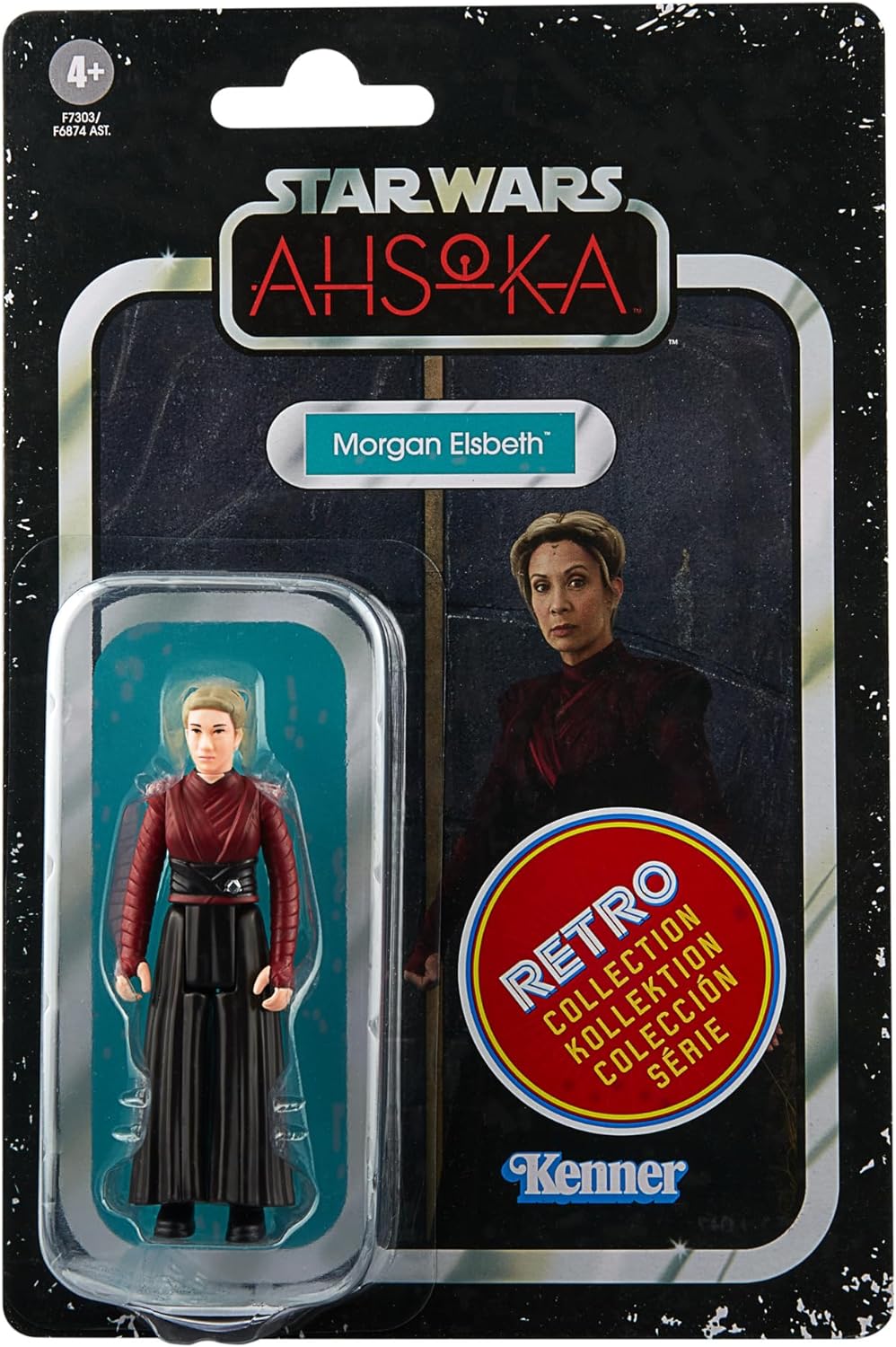 Star Wars Retro Collection 3.75 Inch Action Figure Wave 5 - Morgan Elsbeth (Shelf Wear Packaging)