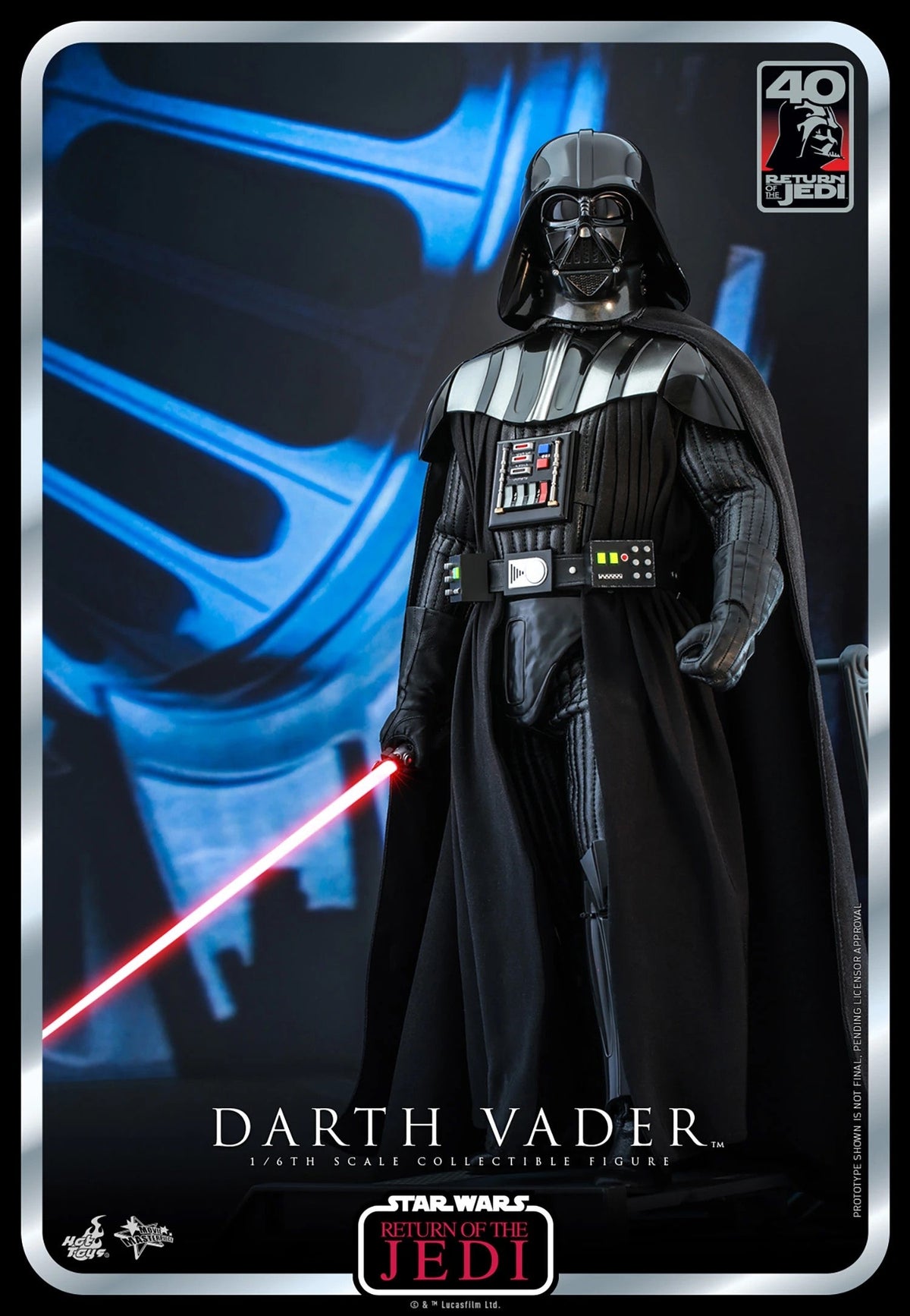 Star Wars Return Of The Jedi 12 Inch Action Figure 1/12 Scale - Darth Vader Hot Toys 912232