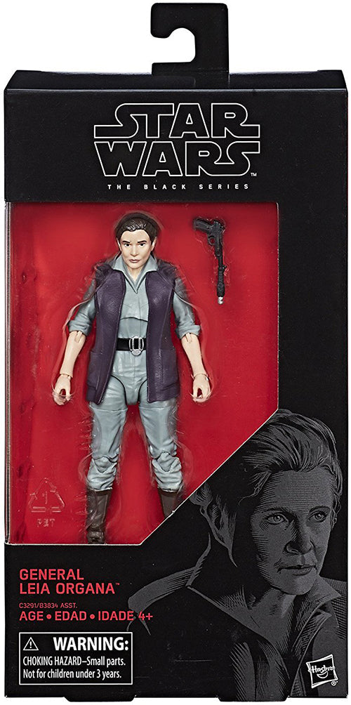 Star Wars The Black Series 6 Inch Action Figure (2017 Wave 4) - General Leia Organa #52 (Sub-Standard Packaging)