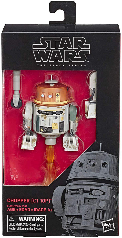 Star Wars The Black Series 6 Inch Action Figure - Chopper (C1-10P) #84 (Shelf Wear Packaging)