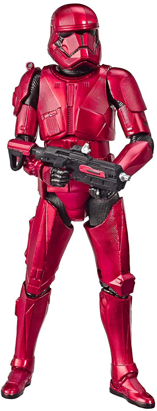 Star Wars The Black Series 6 Inch Action Figure Carbonized Graphite Series - Red Metallic Sith Trooper #92 Exclusive (Shelf Wear Packaging)