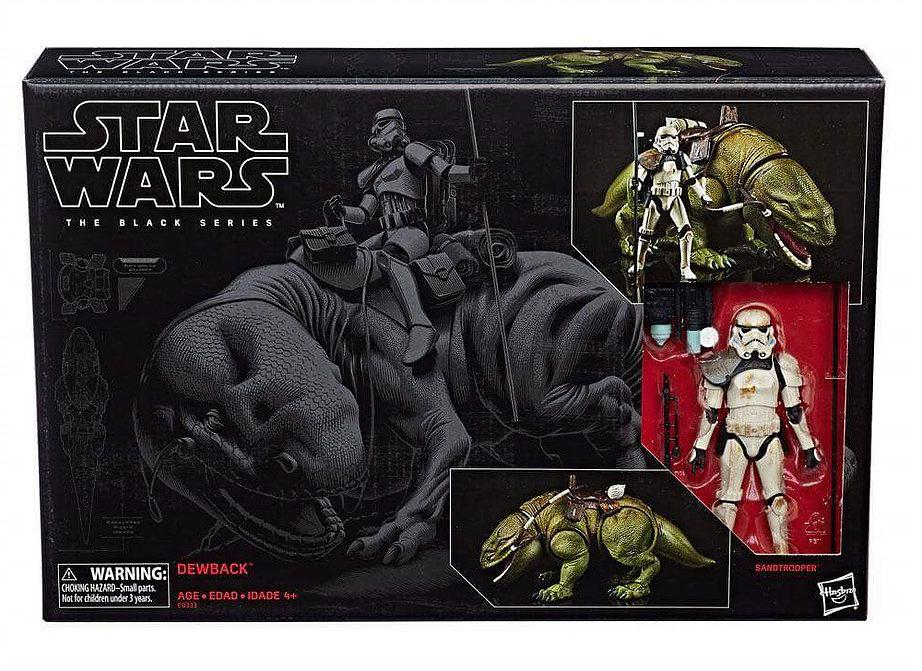 Star Wars The Black Series 6 Inch Scale Action Figure Deluxe Vehicle Series - Dewback with Sandtrooper #04 (Shelf Wear Packaging)