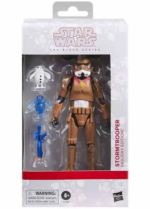 Star Wars The Black Series 6 Inch Action Figure Holiday Exclusive - Stormtrooper Holiday Edition (Open Box Shelf Wear Packaging)
