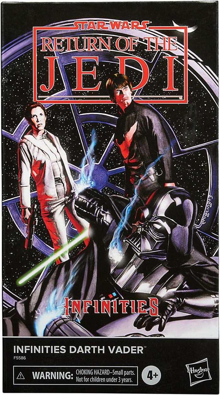 Star Wars The Black Series Infinities 6 Inch Action Figure Book Cover - Darth Vader (White)