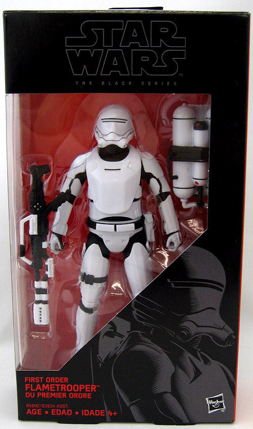 Star Wars The Force Awakens 6 Inch Action Figure Wave 5 - First Order Flametrooper #16 (Sub-Standard Packaging)
