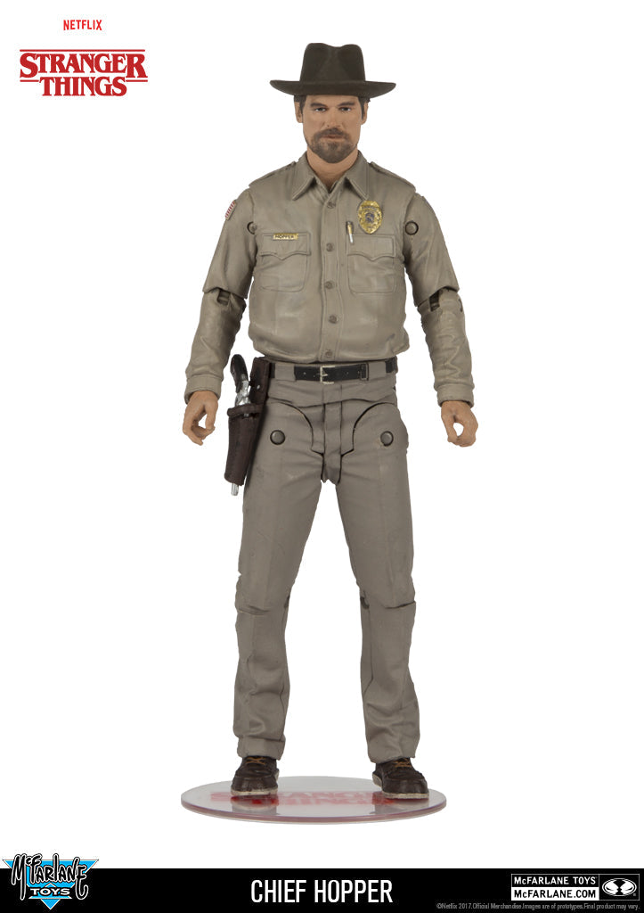 Stranger Things 6 Inch Action Figure Retro Theme Series - Chief Hopper