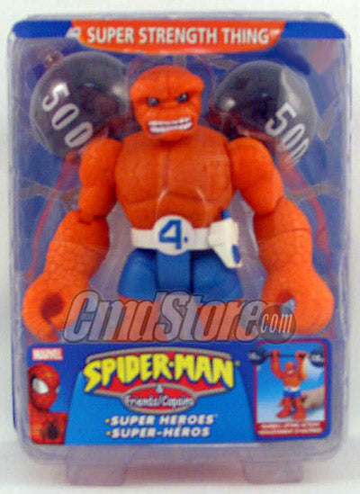 SUPER STRENGTH THING 6" Action Figure SPIDER-MAN & FRIENDS Toy Biz Toy (Shelf Wear Packaging)