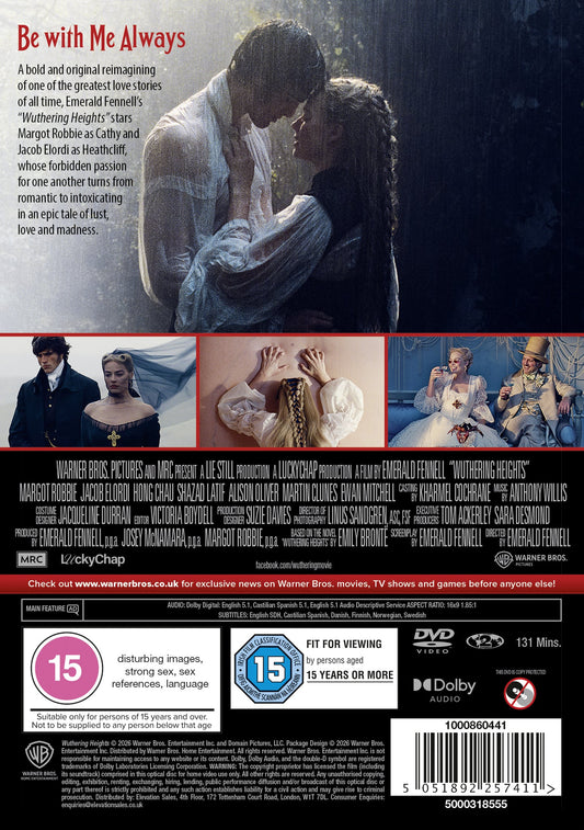 “Wuthering Heights” - Emerald Fennell [DVD]