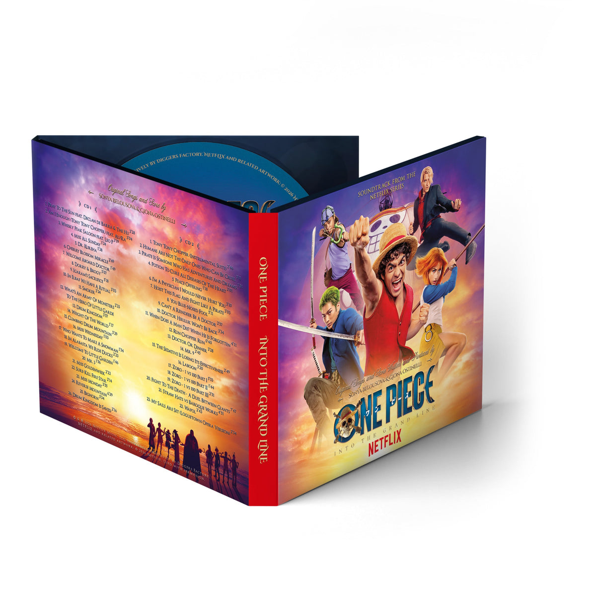 One Piece: Into the Grand Line: Soundtrack from the Netflix Series - Sonya Belousova & Giona Ostinelli [CD]