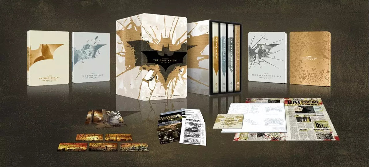 The Dark Knight Trilogy: 20th Anniversary Steelbook Collection - Christopher Nolan [4K UHD]