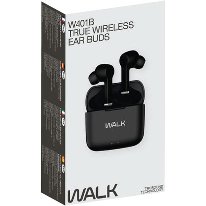 Walk Audio True Wireless Bluetooth Earphones TWS Earbuds With Charging Case [Accessories]