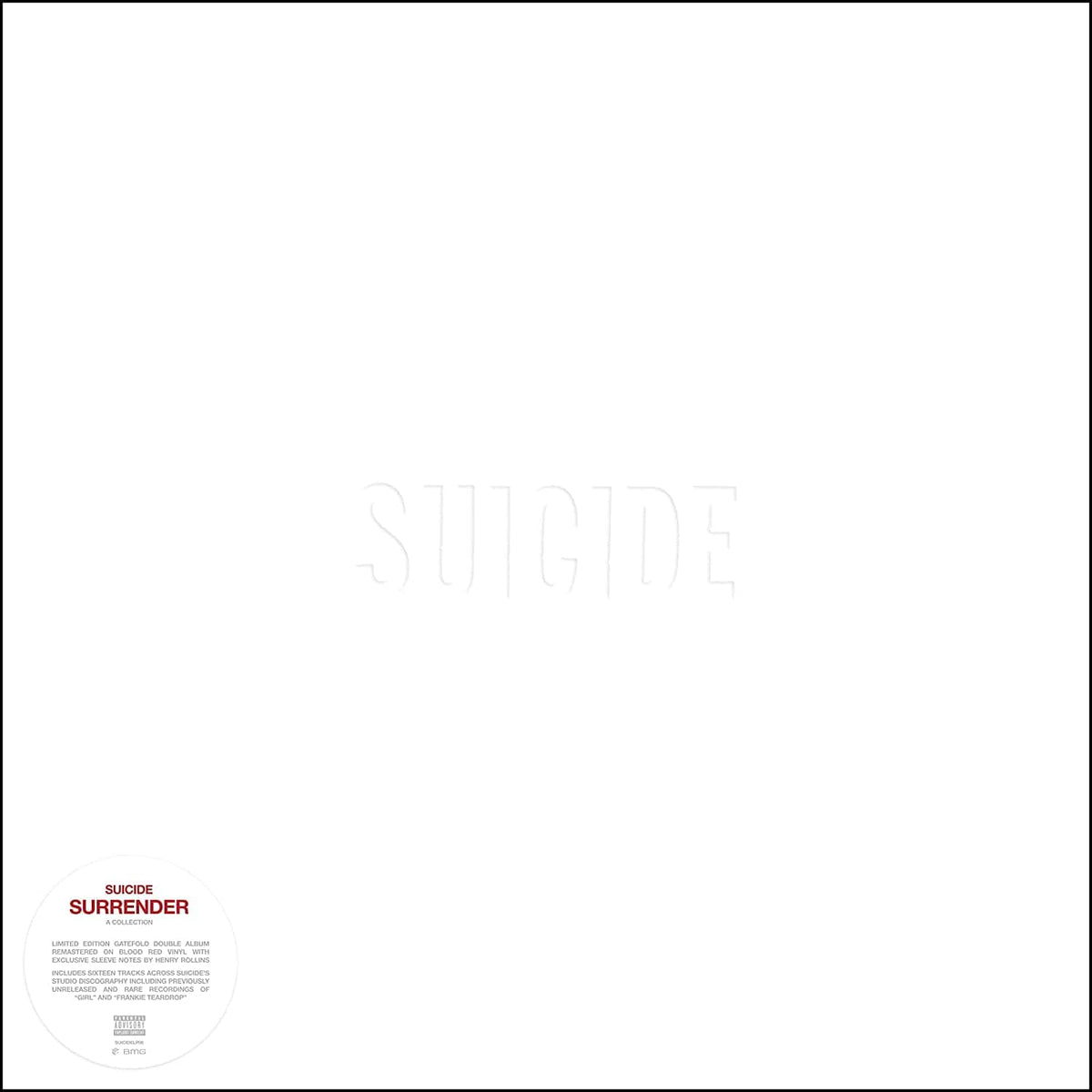 Surrender: A Collection:   - Suicide [Colour Vinyl]