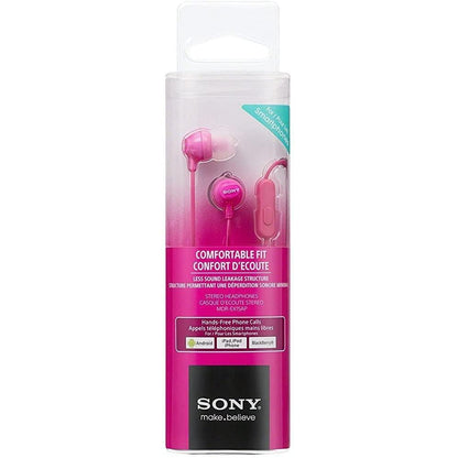 Sony MDR-EX15AP Earphones with Mic and Control - Pink [Accessories]