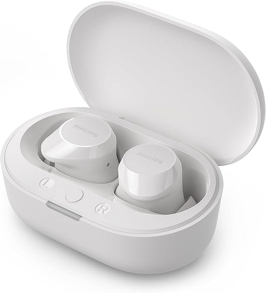 PHILIPS TAT1209WT True Wireless In Ear Bluetooth Headphones [Accessories]