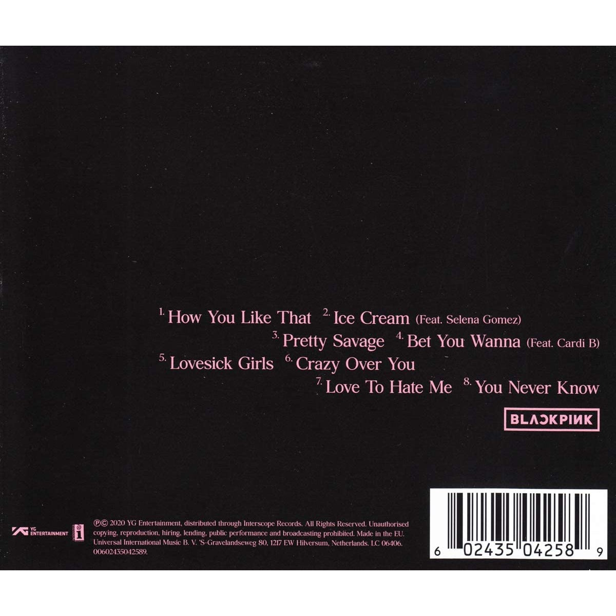 The Album:   - BLACKPINK [CD]