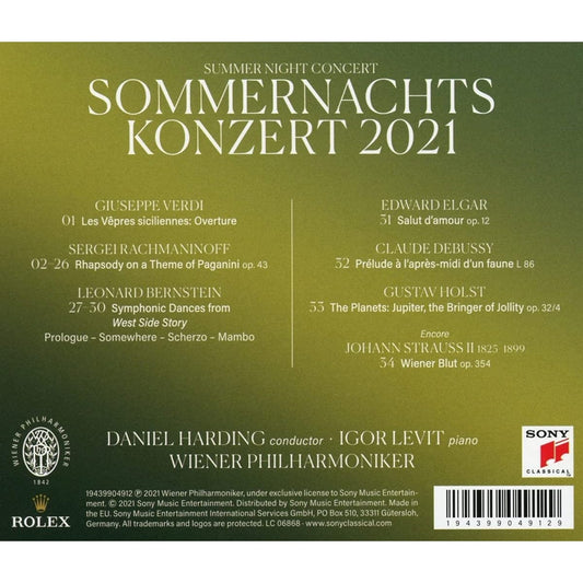 Sommernachts Konzert 2021 - Wiener Philharmoniker [CD]