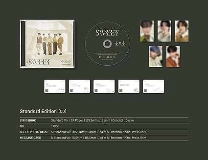 SWEET (Standard Version/Initial Press) - TOMORROW X TOGETHER [CD]